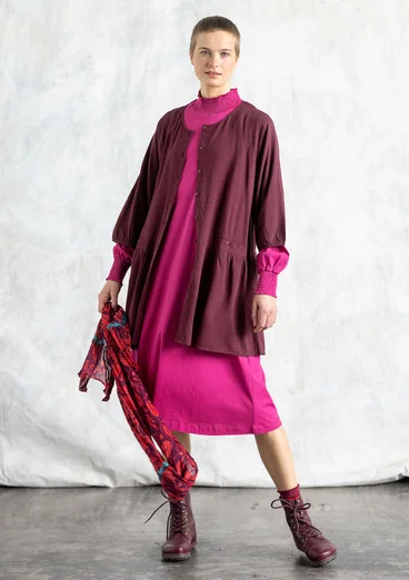 Jerseykleid aus Bio-Baumwolle - cerise