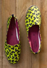 Espadrilles „Hake“ aus Baumwolle - tropengrün