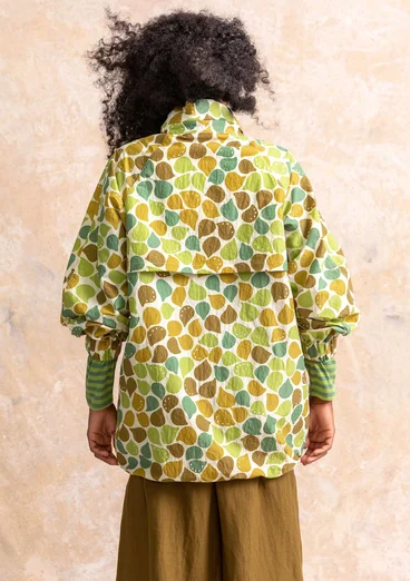 “Serafina” windcheater in recycled polyamide - kiwi