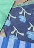 "Wildflower" organic cotton rug (indigo blue One Size)