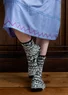 Socka "Twinkle" i ullfrotté (svart S/M)