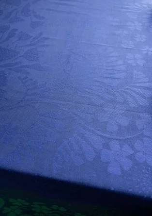 “Baluns” tablecloth in organic cotton - midnight blue