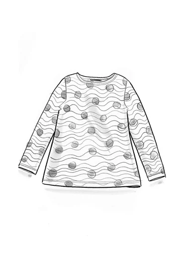 Top "Dina" en coton biologique/modal - pistache