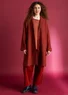Coat in a wool blend (rust XL)