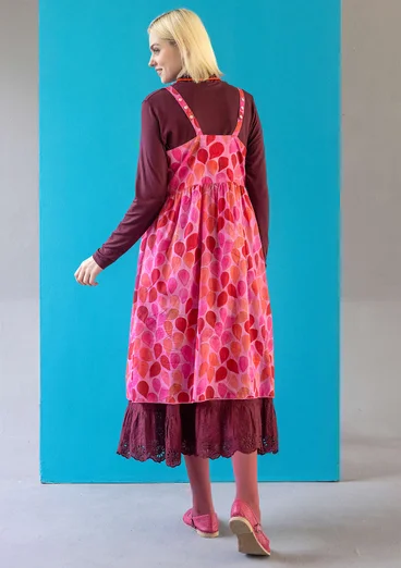 Webkleid „Antoinette“ aus Bio-Baumwolle - hibiskus