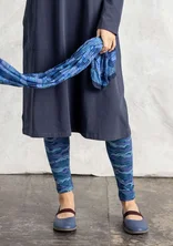 Jerseyleggings „Mona“ aus Bio-Baumwolle/Elasthan - indigoblau-gemustert