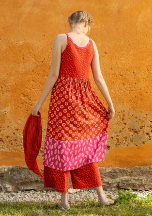 Robe en jersey « Singö » en coton biologique/modal - cuivre