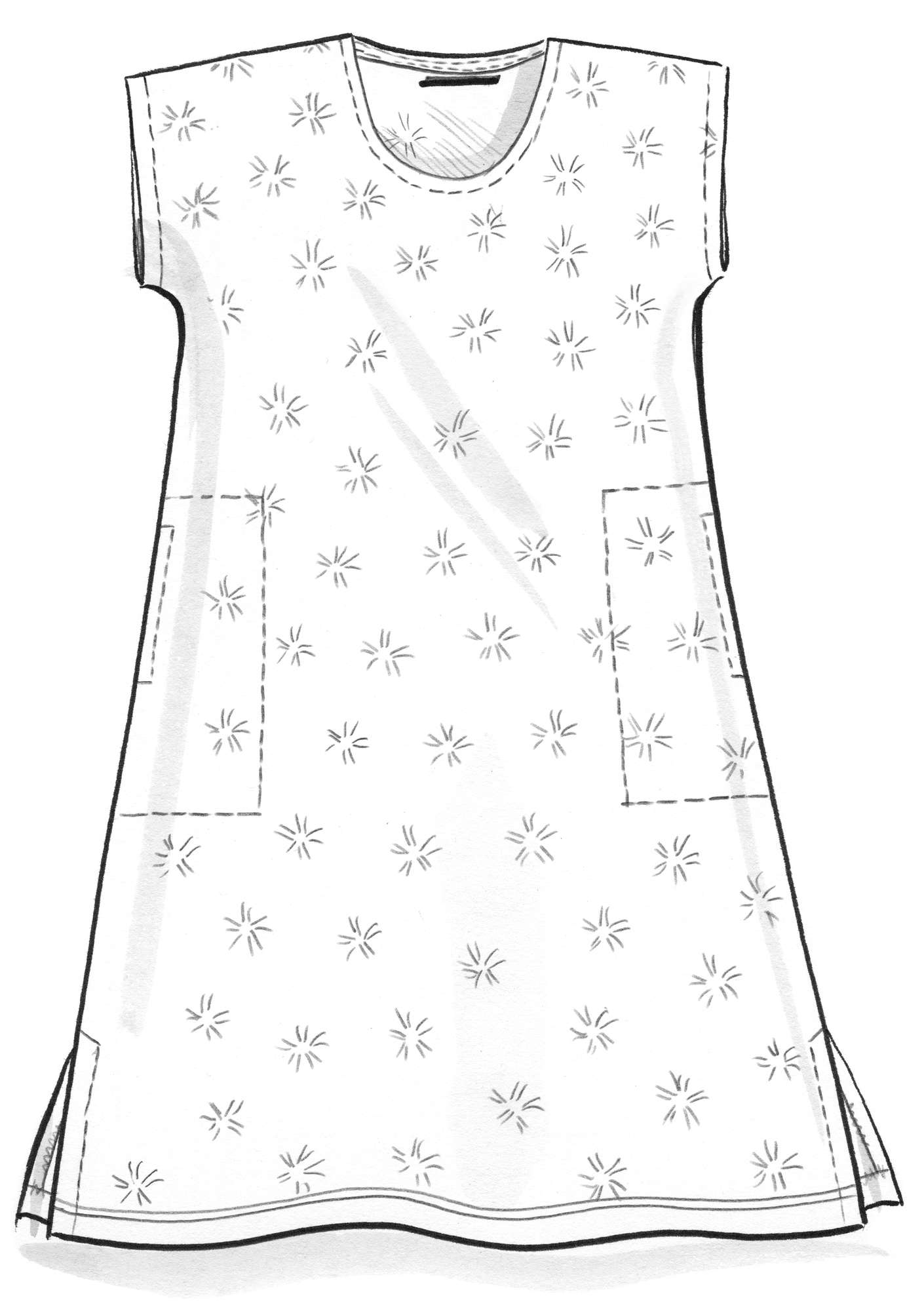 Tricot jurk  Galilei  van lyocell/elastaan