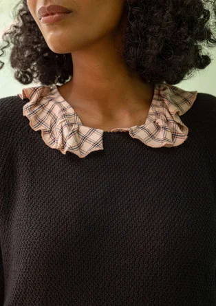 Webbluse „Juliette“ aus Viskose - hellpfirsich