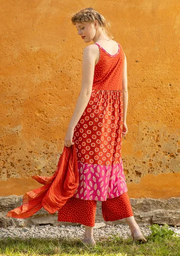 “Arholma” organic cotton/modal jersey trousers - copper