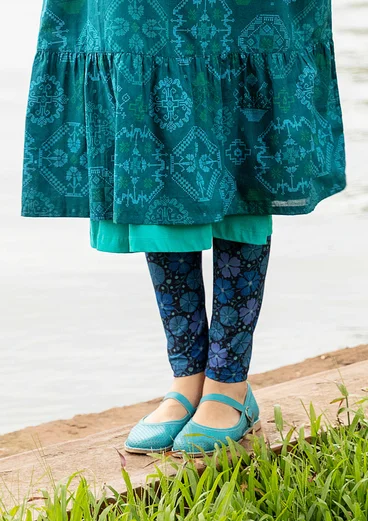 Legging "Cress" van lyocell/elastaan - donkerindigo