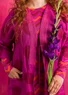 Kimono „Moon“ aus Leinen (cochenille XL)