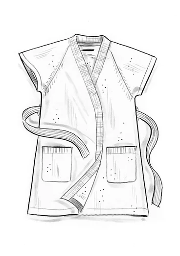 Pitkä neuletakki alpakkasekoitetta - viikuna/meleerattu