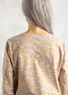 “Mona” jersey top in organic cotton/spandex (natural/patterned XS)