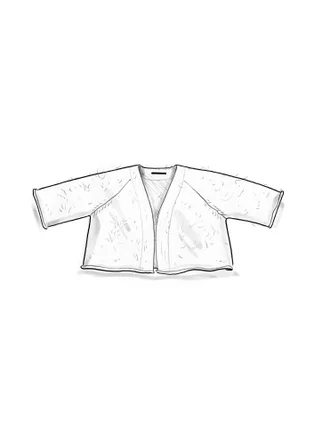 Gilet "Sora" en alpaga mélangé - terre clair/chiné
