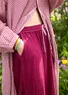 Pantalon "Ottilia" en coton biologique tissé (raisin XS)
