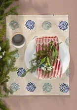 “Taiga” organic cotton placemat - celadon