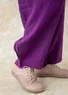 Woven linen Trousers (plum XL)