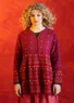 Blouse "Lalita" en coton biologique (pourpre S)