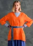 Kittelbluse „Sprint“ aus Leinen (nektar XXL)