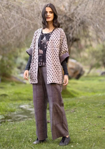 “Willow” woven organic cotton kimono - kashish