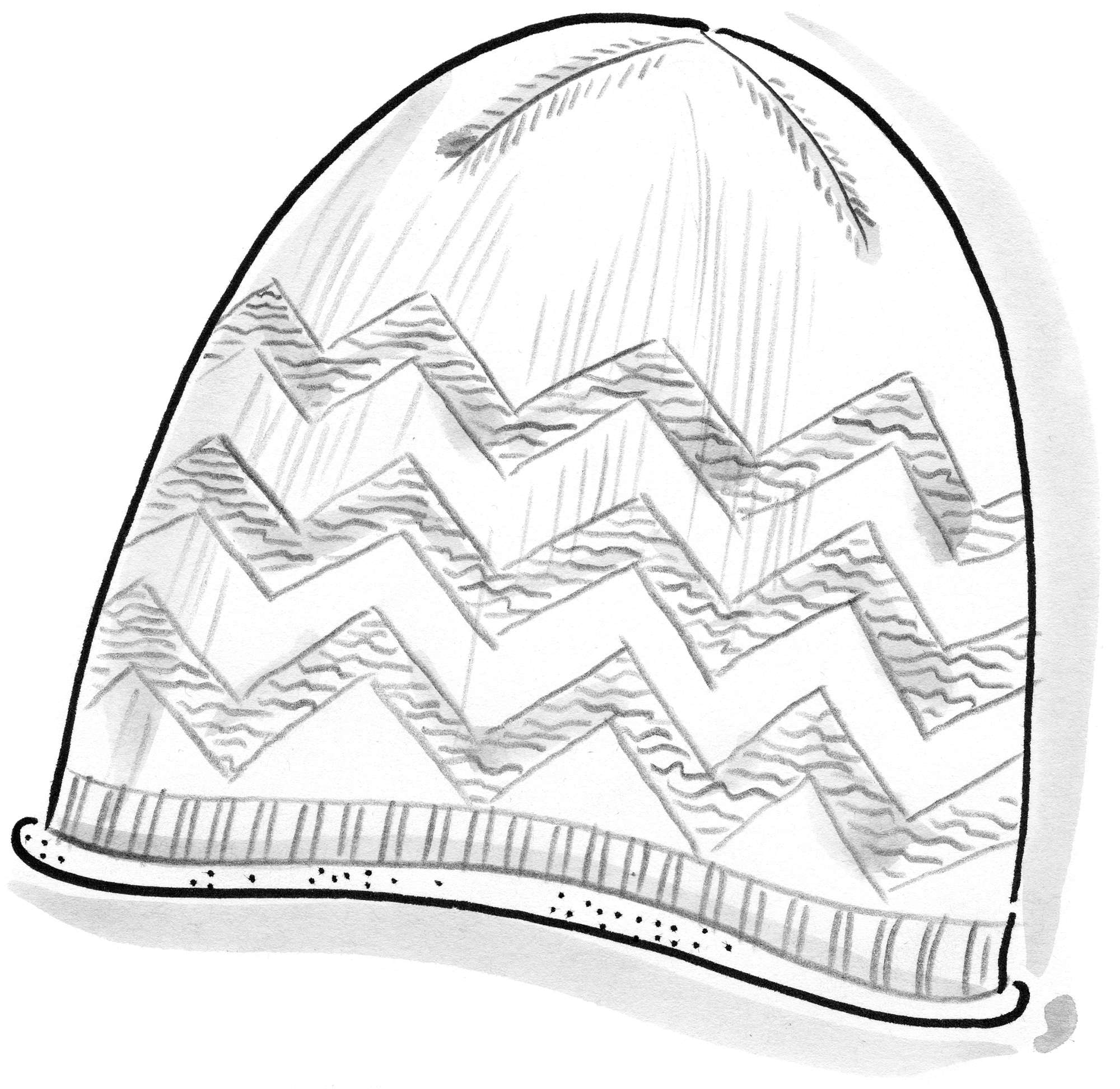 Mütze aus Wolle
