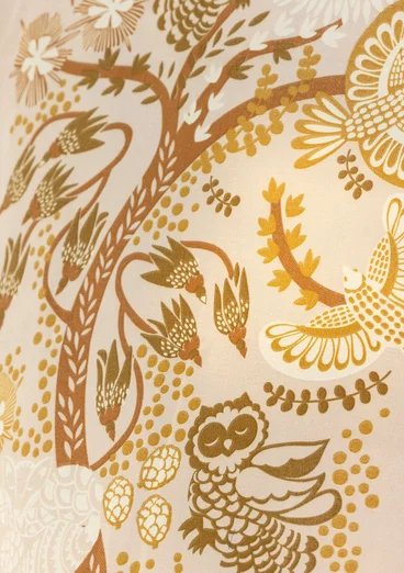 Tafelloper "Alaska Forest" van biologisch katoen - eierschaal