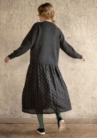 “Emelia” recycled wool sweater - dark ash grey
