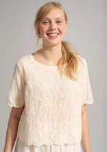 Blouse tissée "Duha" en coton biologique - écru