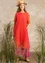 Woven linen dress (radish M)