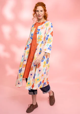 Geblümtes Kleid „Aquarelle“ aus Bio-Baumwolle - multi