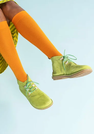 Desert boots en nubuck - pistache