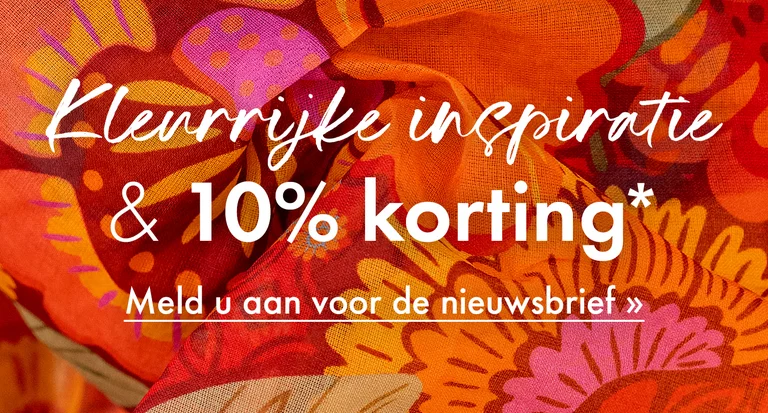 Kleurrijke inspiratie & 10% korting