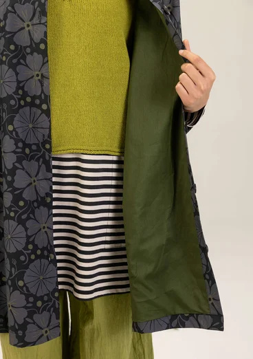 Kåpe «Cress» i økologisk bomull - svart