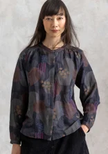 Bluse „Fizz“ aus Leinen/Modal - schwarz