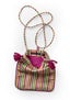 “Web” bag made of cotton/linen multicoloured thumbnail