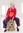 “April” organic/recycled cotton sweater - parrot red
