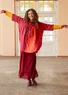 “Sonata” linen tunic (rosewood M)