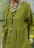 Webkleid aus Öko-Baumwolle (avocado S)