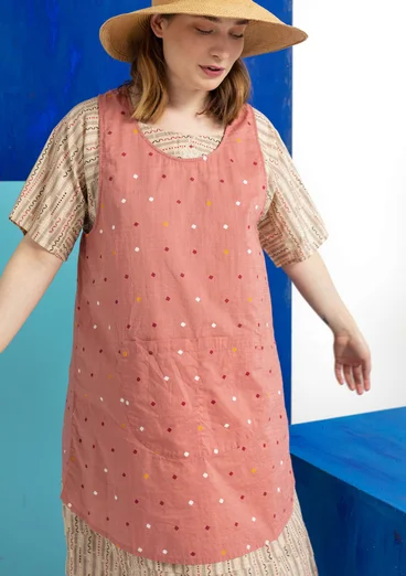 Tablier "Elsa" en coton biologique - lys foncé