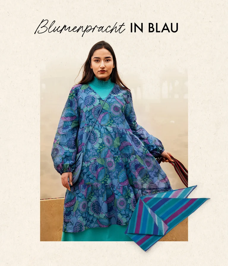 Webkleid „Okinawa“ aus Baumwolle
