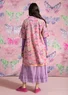 “Fjäril” woven dress in organic cotton (dusky pink L)