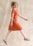Jerseykleid „Jane“ aus Bio-Baumwolle/Elasthan (dunkelmasala-gemustert XL)