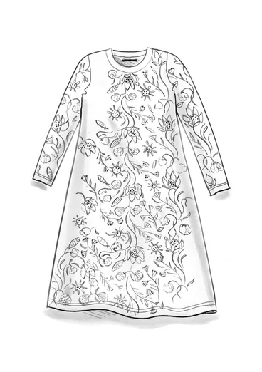 Robe en maille "Protea" en lyocell/élasthanne - bleu lin