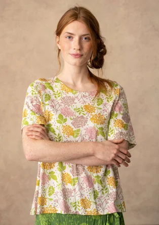 Shirt „Krysantemum“ aus Bio-Baumwolle/Modal - feder