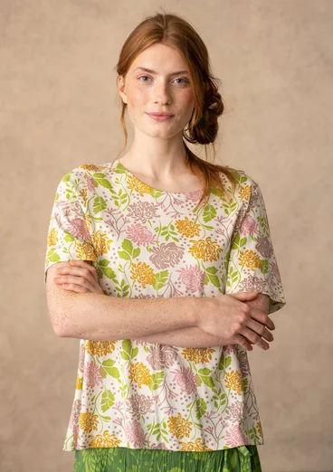 Shirt „Krysantemum“ aus Bio-Baumwolle/Modal - feder