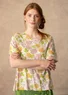 Shirt „Krysantemum“ aus Bio-Baumwolle/Modal (feder S)