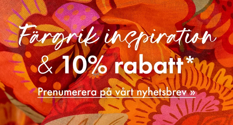 Färgrik inspiration & 10% rabatt