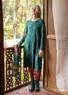Robe "Isabella" en jersey de coton biologique/modal (jaspe foncé L)