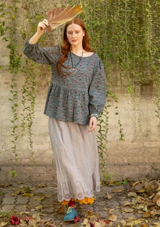 Bluse „Tristan“ aus Bio-Baumwolle - grafit
